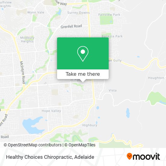 Healthy Choices Chiropractic map