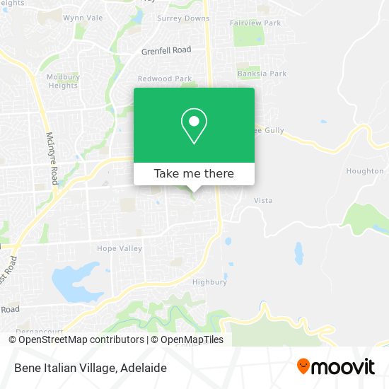 Bene Italian Village map