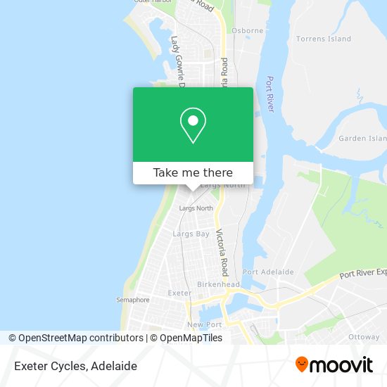 Exeter Cycles map