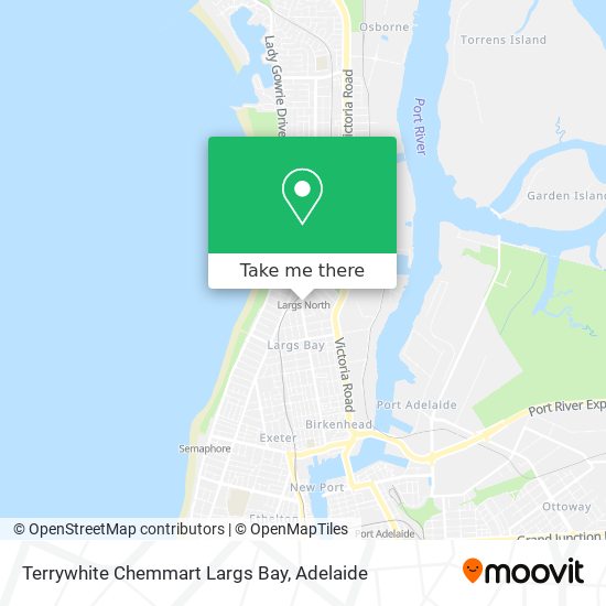 Terrywhite Chemmart Largs Bay map
