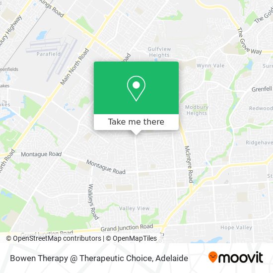 Mapa Bowen Therapy @ Therapeutic Choice