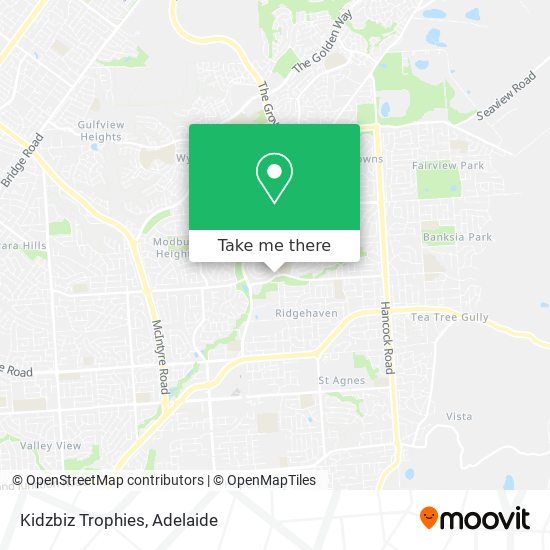 Kidzbiz Trophies map