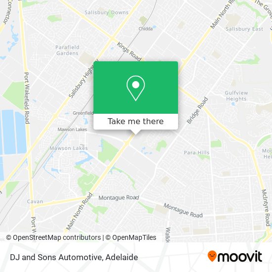 DJ and Sons Automotive map