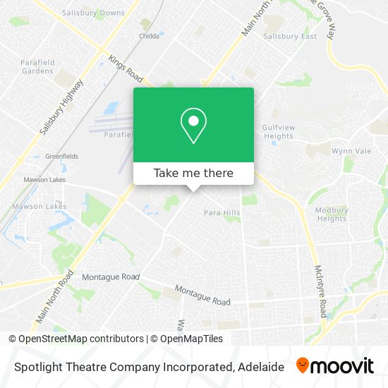 Spotlight Theatre Company Incorporated map