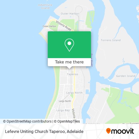 Lefevre Uniting Church Taperoo map