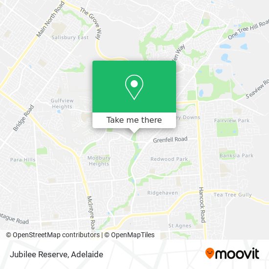 Jubilee Reserve map