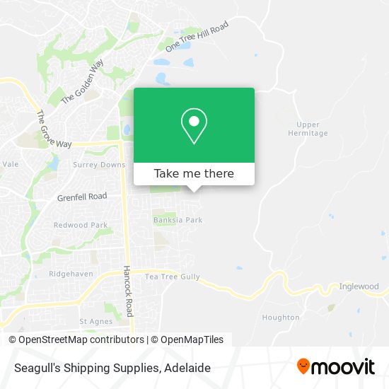 Seagull's Shipping Supplies map