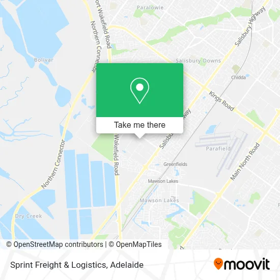 Mapa Sprint Freight & Logistics