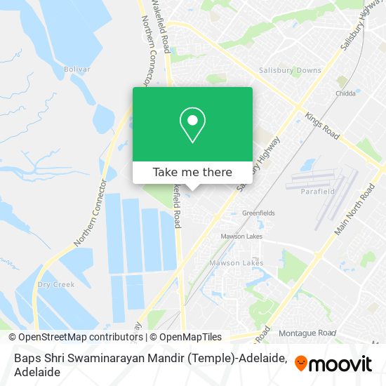 Mapa Baps Shri Swaminarayan Mandir (Temple)-Adelaide