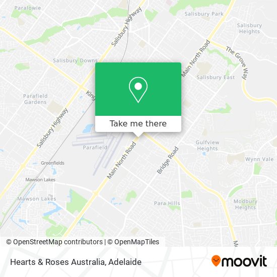 Hearts & Roses Australia map