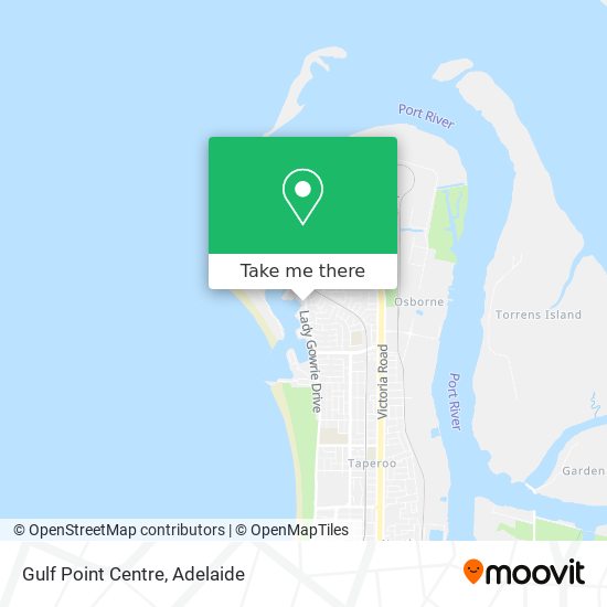 Mapa Gulf Point Centre