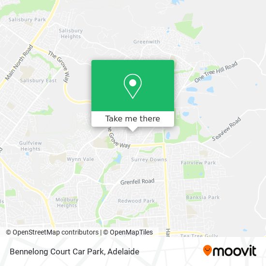 Mapa Bennelong Court Car Park