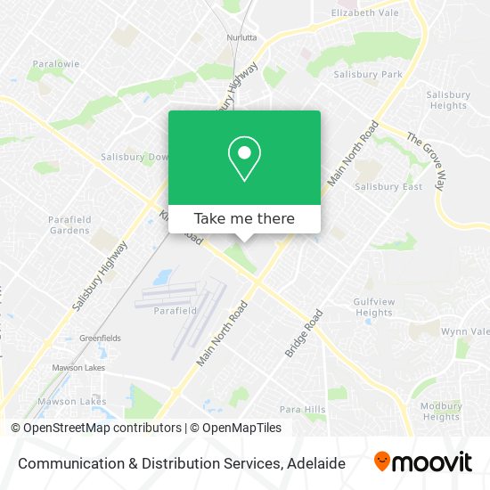 Communication & Distribution Services map