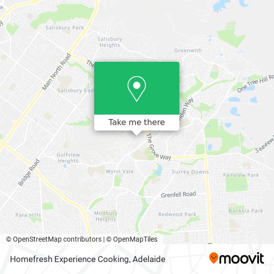Homefresh Experience Cooking map