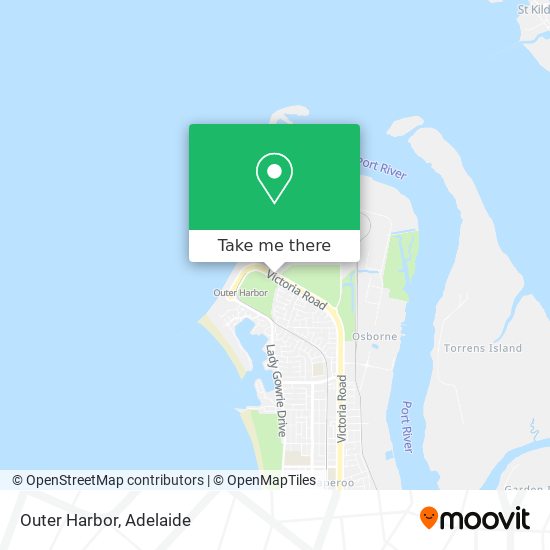 Mapa Outer Harbor
