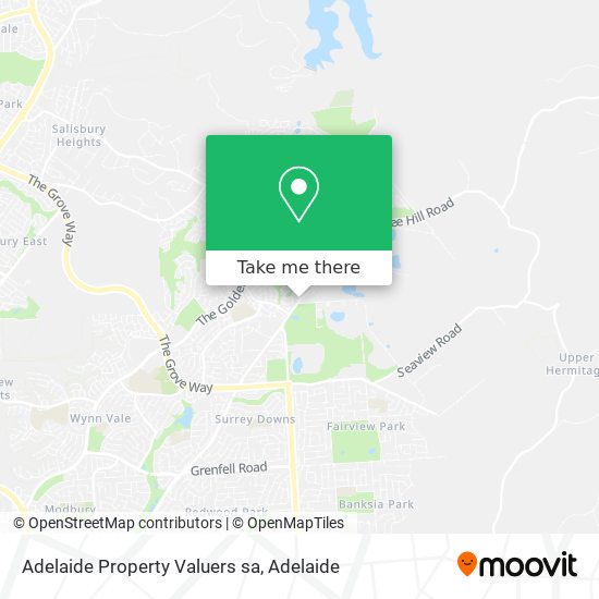 Mapa Adelaide Property Valuers sa