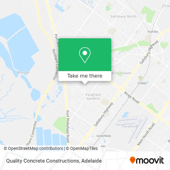 Quality Concrete Constructions map