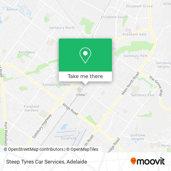 Steep Tyres Car Services map
