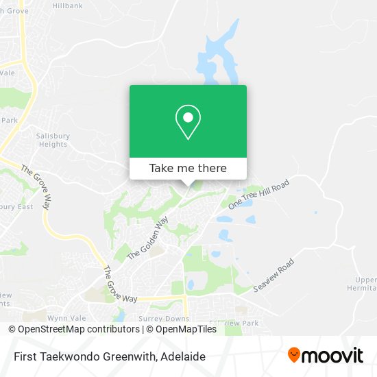 First Taekwondo Greenwith map