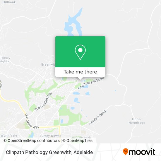 Clinpath Pathology Greenwith map