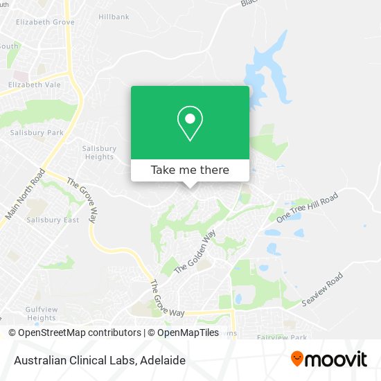 Australian Clinical Labs map