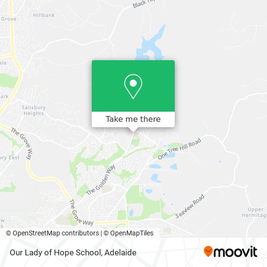 Our Lady of Hope School map