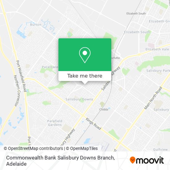 Commonwealth Bank Salisbury Downs Branch map