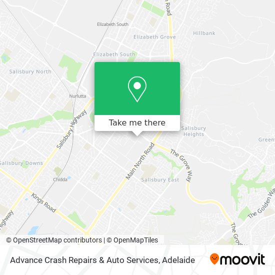 Advance Crash Repairs & Auto Services map