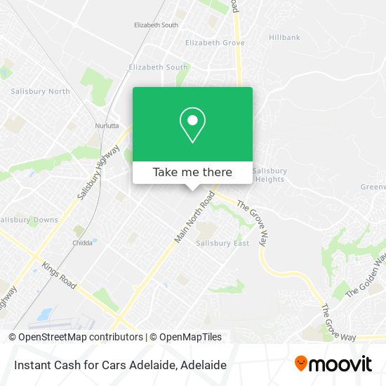 Mapa Instant Cash for Cars Adelaide