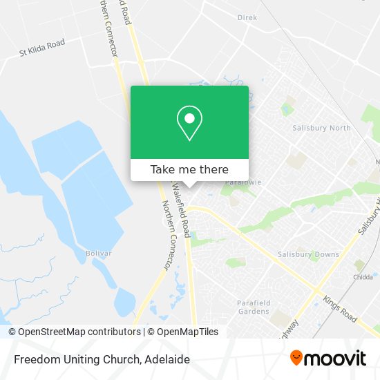 Freedom Uniting Church map