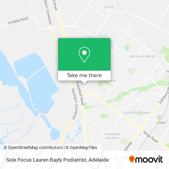 Sole Focus Lauren Bayly Podiatrist map