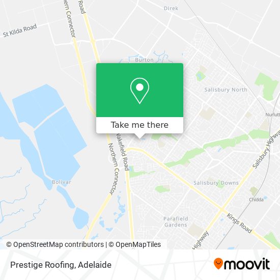 Mapa Prestige Roofing