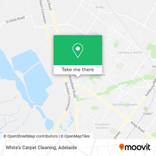 White's Carpet Cleaning map
