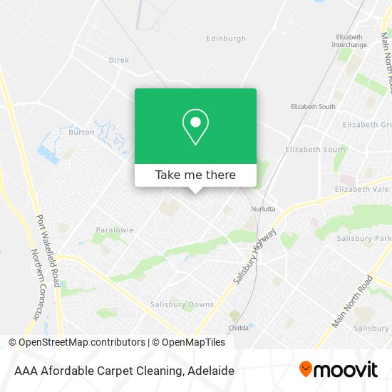 AAA Afordable Carpet Cleaning map
