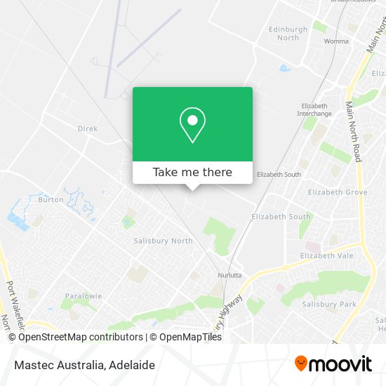 Mastec Australia map