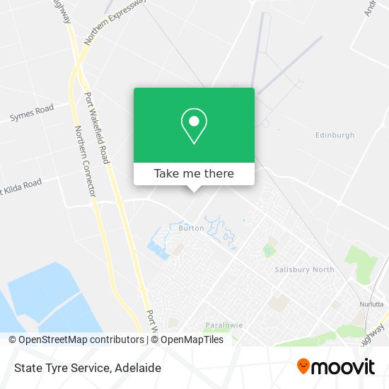 State Tyre Service map