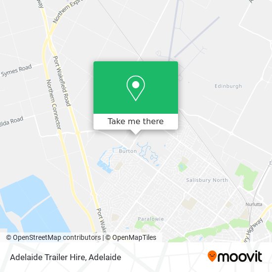 Adelaide Trailer Hire map