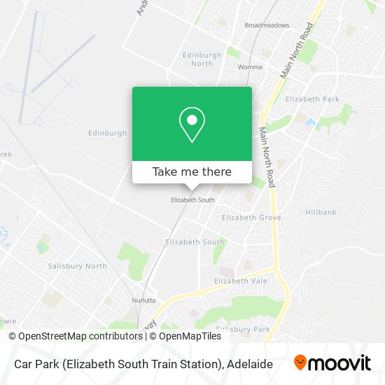 Mapa Car Park (Elizabeth South Train Station)