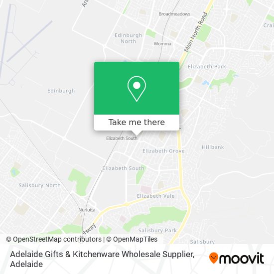 Adelaide Gifts & Kitchenware Wholesale Supplier map