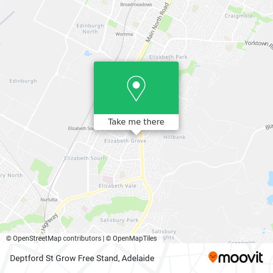 Deptford St Grow Free Stand map