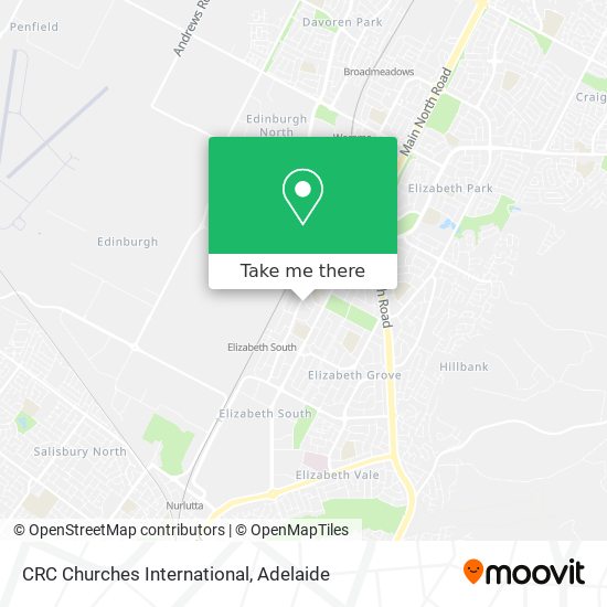 CRC Churches International map