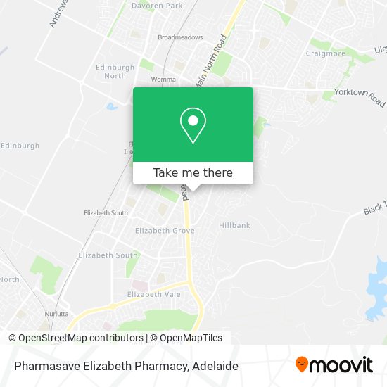 Mapa Pharmasave Elizabeth Pharmacy