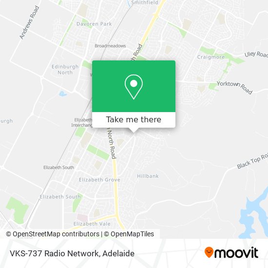 VKS-737 Radio Network map