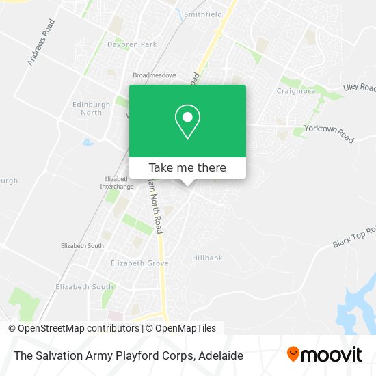 Mapa The Salvation Army Playford Corps