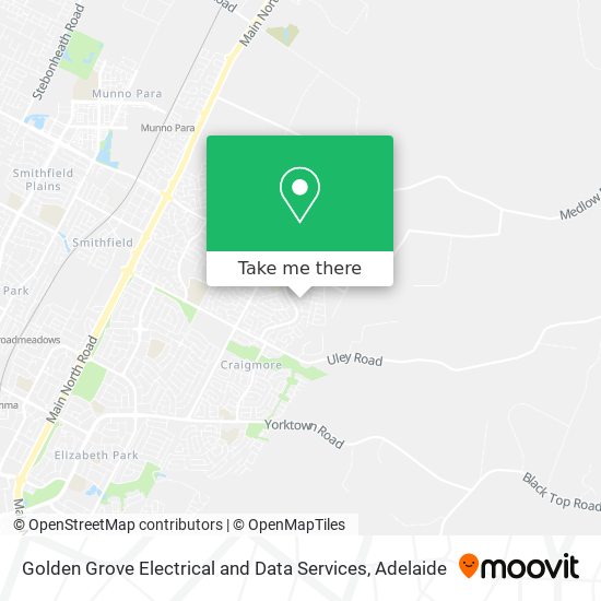 Golden Grove Electrical and Data Services map