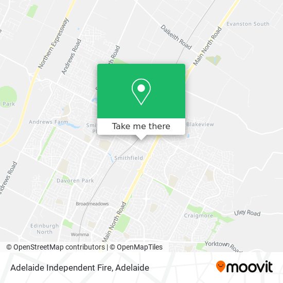 Mapa Adelaide Independent Fire