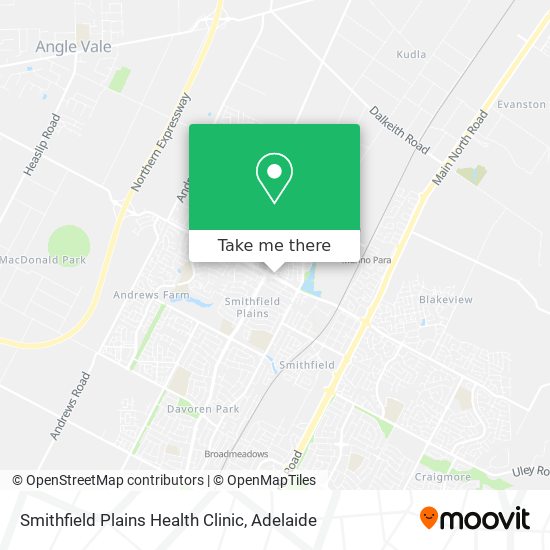 Mapa Smithfield Plains Health Clinic