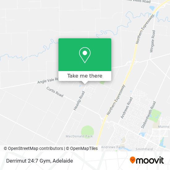 Derrimut 24:7 Gym map