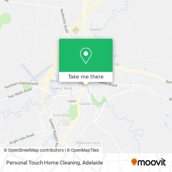 Personal Touch Home Cleaning map