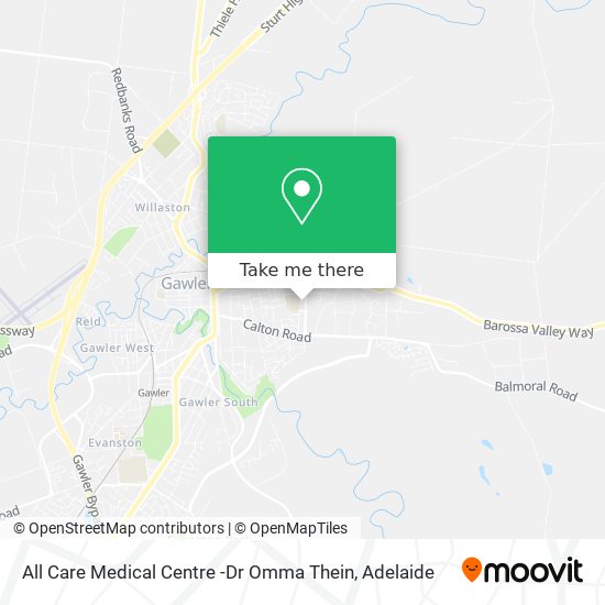 All Care Medical Centre -Dr Omma Thein map